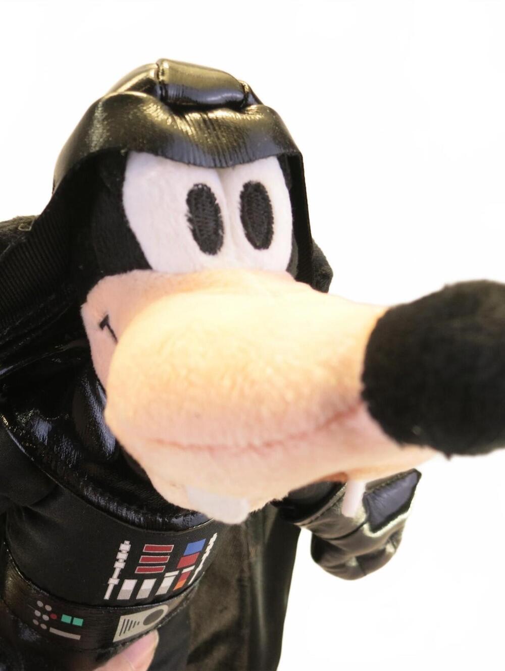 Vintage Disney Parks Goofy as Darth Vader 11" Plush Toy